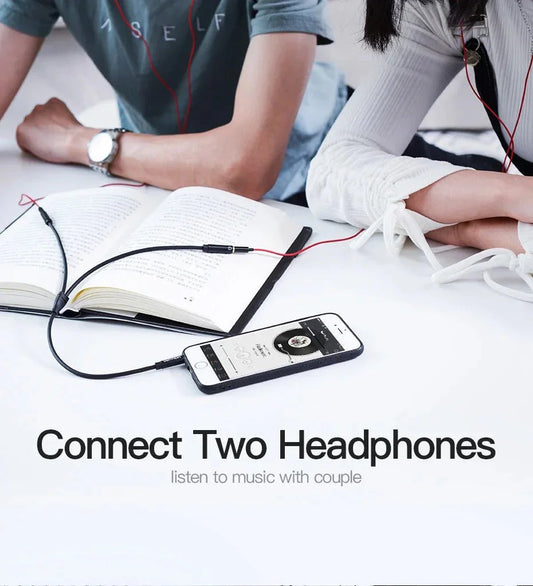 Adaptateur Audio Vention Jack 3.5mm Y Splitter - 1 Mâle 2 Femelle color - RD Alcuni - Boutique Tech, Mode & Gaming