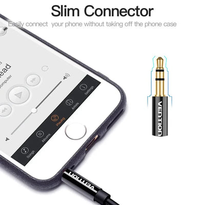 Adaptateur Audio Vention Jack 3.5mm Y Splitter - 1 Mâle 2 Femelle color - RD Alcuni - Boutique Tech, Mode & Gaming
