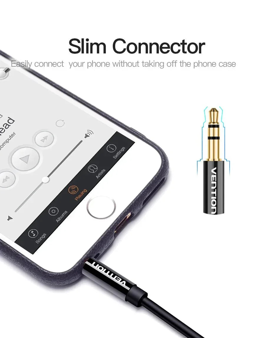 Adaptateur Audio Vention Jack 3.5mm Y Splitter - 1 Mâle 2 Femelle color - RD Alcuni - Boutique Tech, Mode & Gaming