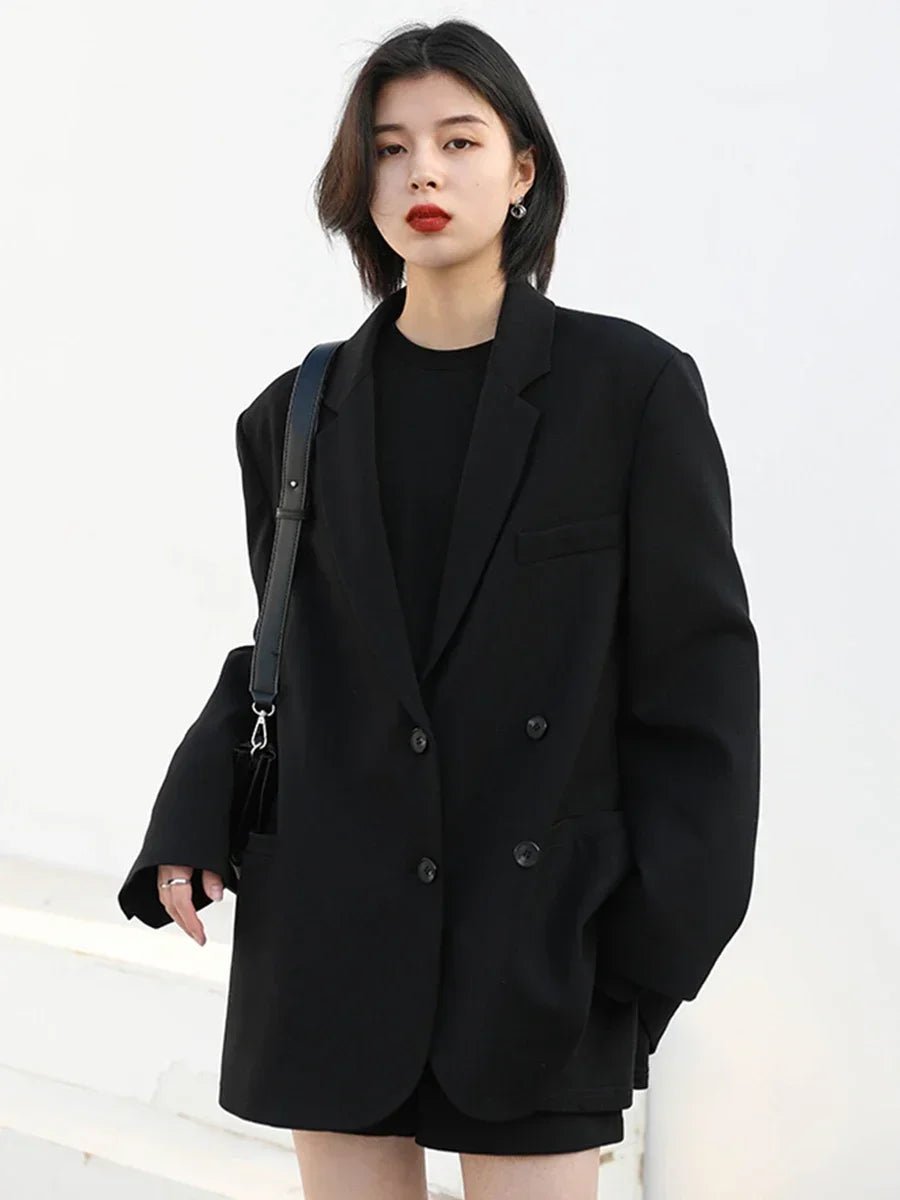 Blazer Femme Korean Fashion - Veste Élégante Office color - RD Alcuni - Boutique Tech, Mode & Gaming