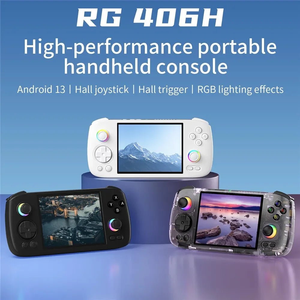 Console Portable Android RG406H 4" IPS - PS2/PSP HDMI color - RD Alcuni - Boutique Tech, Mode & Gaming