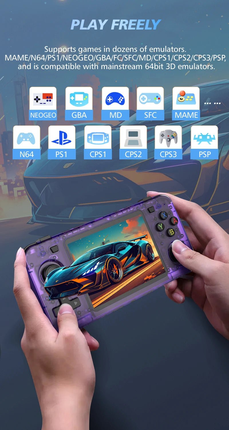 Console Rétro Portable R36H 3.5" IPS - Linux Open Source color - RD Alcuni - Boutique Tech, Mode & Gaming