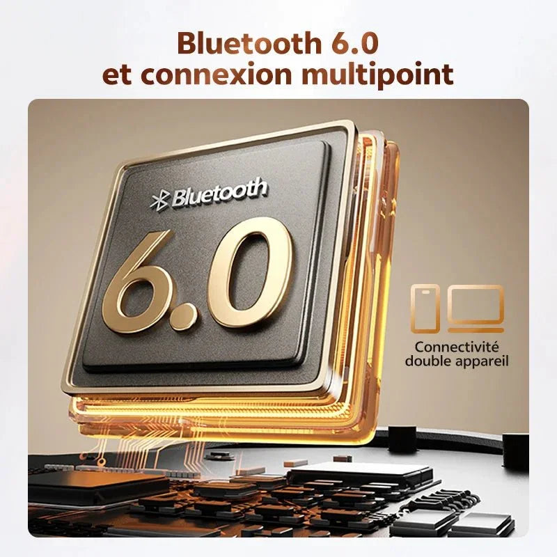 Écouteurs QCY Crossky C50 Open Ear - Bluetooth 6.0 Sport color - RD Alcuni - Boutique Tech, Mode & Gaming