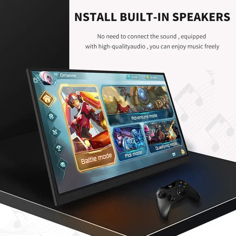 Écran Portable HGFRTEE 15.6" Tactile - Full HD IPS 1080P color - RD Alcuni - Boutique Tech, Mode & Gaming