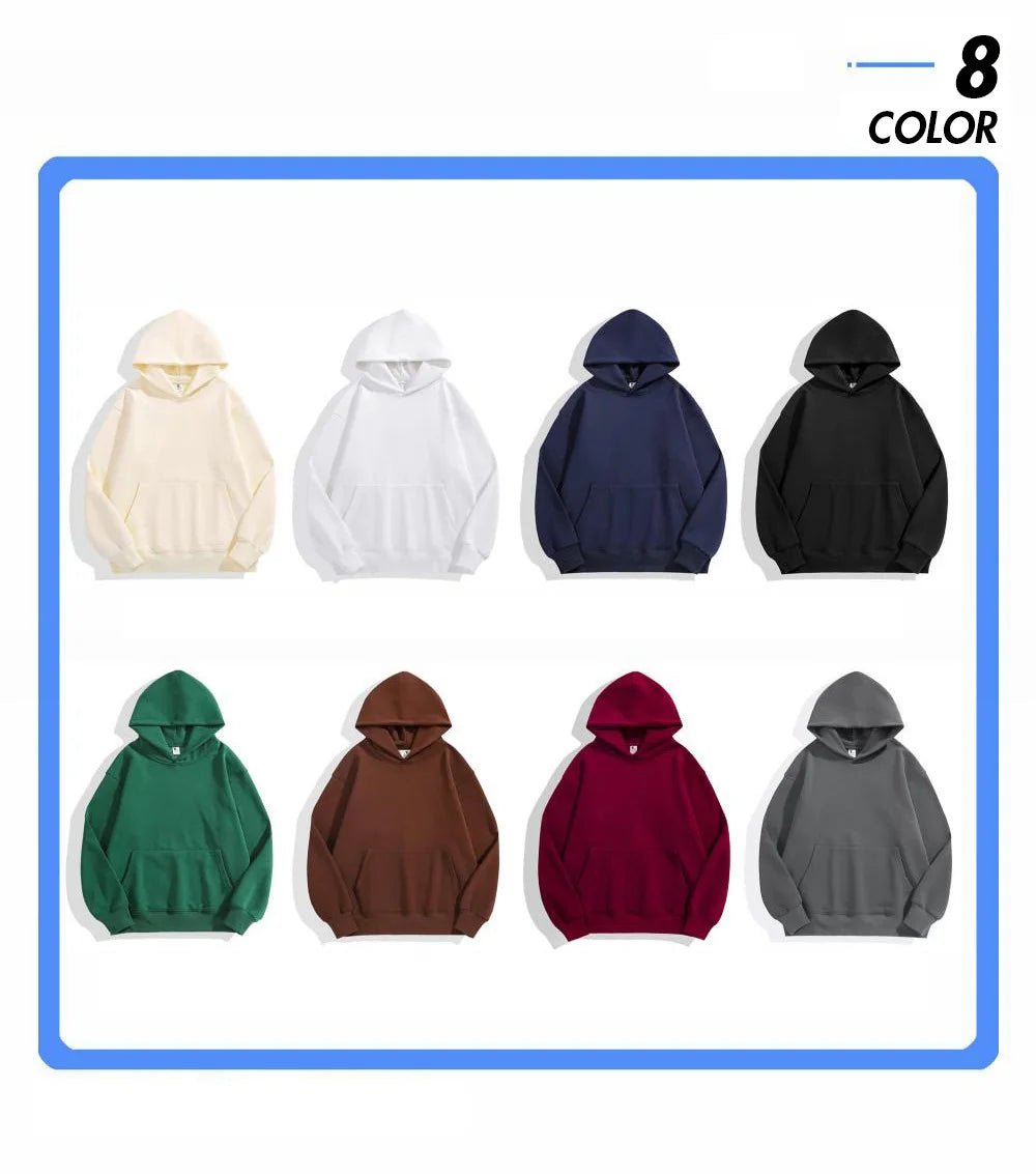 Hoodie Unisexe Polaire Épais Velours - Chaud Hiver color - RD Alcuni - Boutique Tech, Mode & Gaming