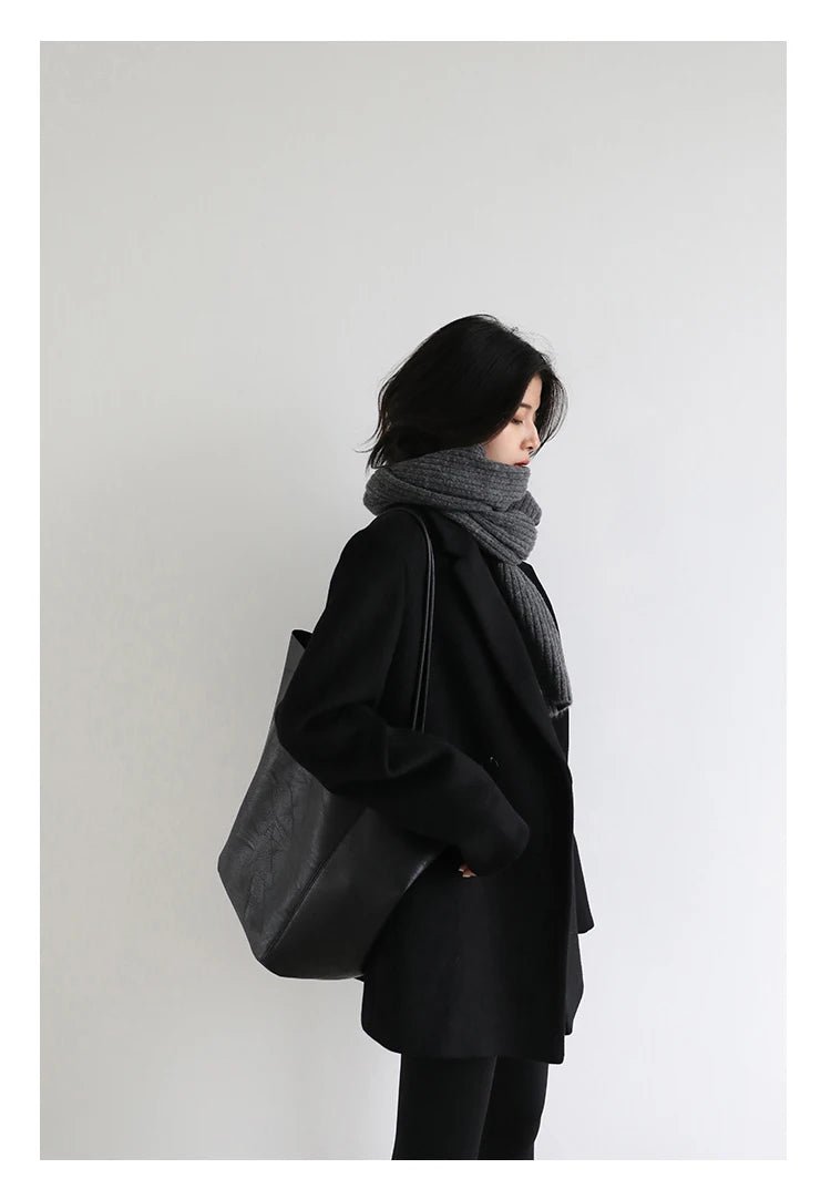 Manteau Femme Laine Mi - Long - Blazer Chaud Office color - RD Alcuni - Boutique Tech, Mode & Gaming