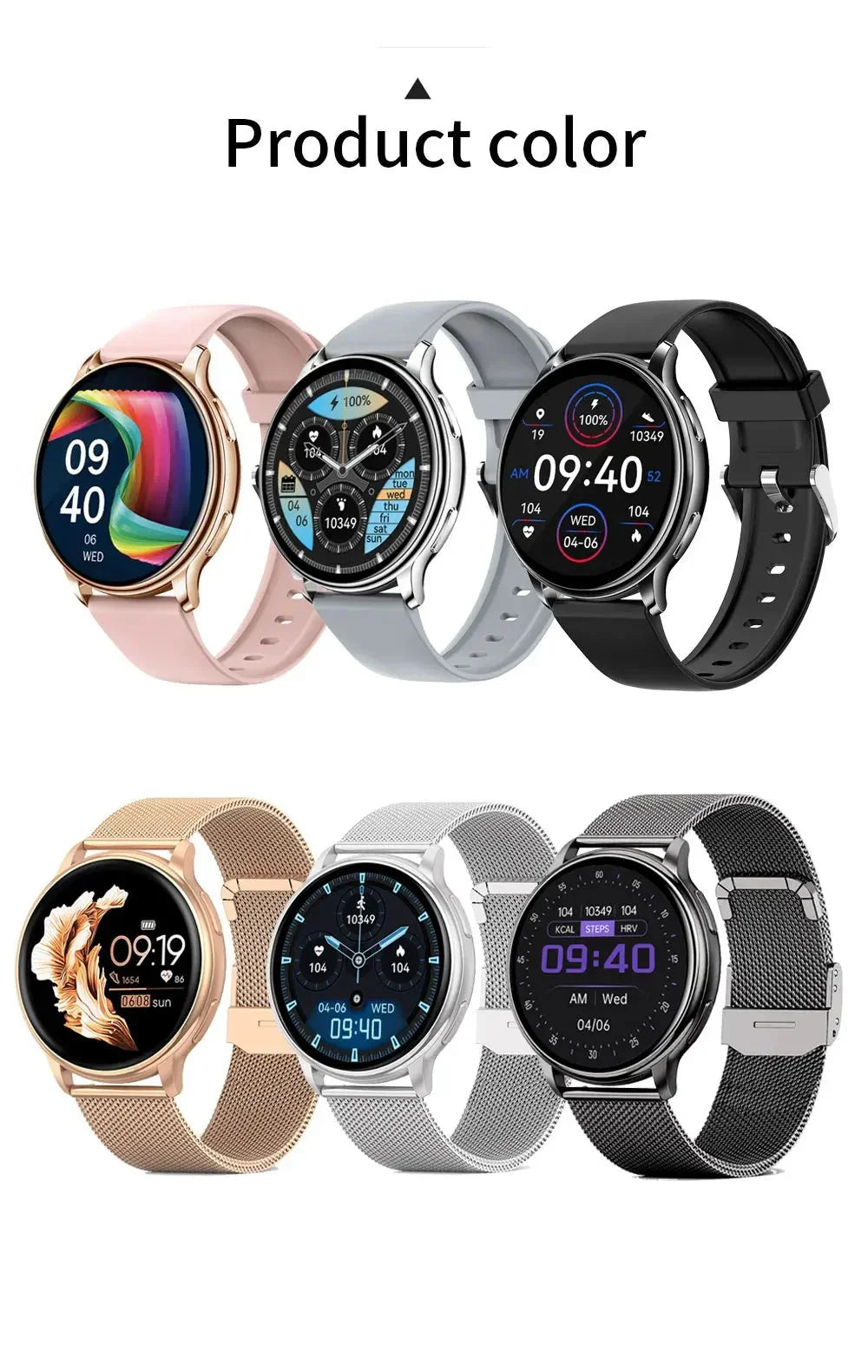 MEVADEN Bluetooth Call Smart Watch Women Custom Dial Watches Men Sport Fitness Tracker Heart Rate Smartwatch For Android IOS Y22 color - RD Alcuni - Boutique Tech, Mode & Gaming