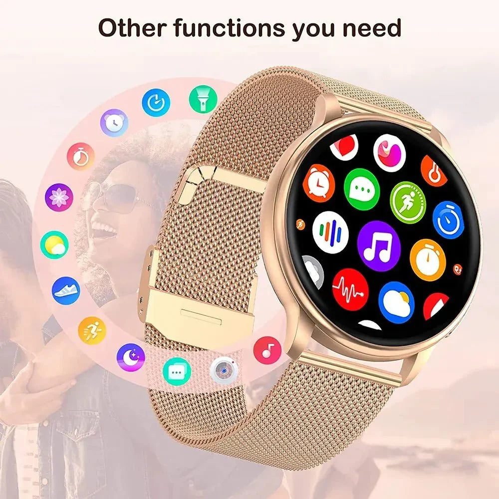 MEVADEN Bluetooth Call Smart Watch Women Custom Dial Watches Men Sport Fitness Tracker Heart Rate Smartwatch For Android IOS Y22 color - RD Alcuni - Boutique Tech, Mode & Gaming