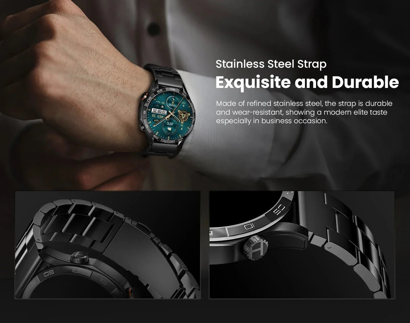 Montre Connectée HAYLOU Solar 5 - AMOLED 1.58" Appels color - RD Alcuni - Boutique Tech, Mode & Gaming