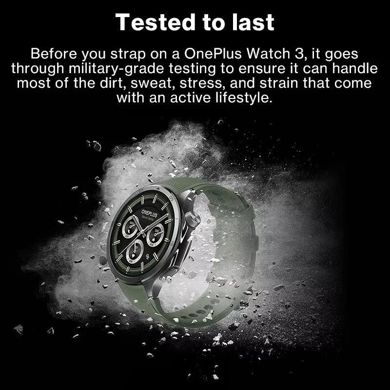 Montre Connectée OnePlus Watch 3 46mm - AMOLED Wear OS color - RD Alcuni - Boutique Tech, Mode & Gaming