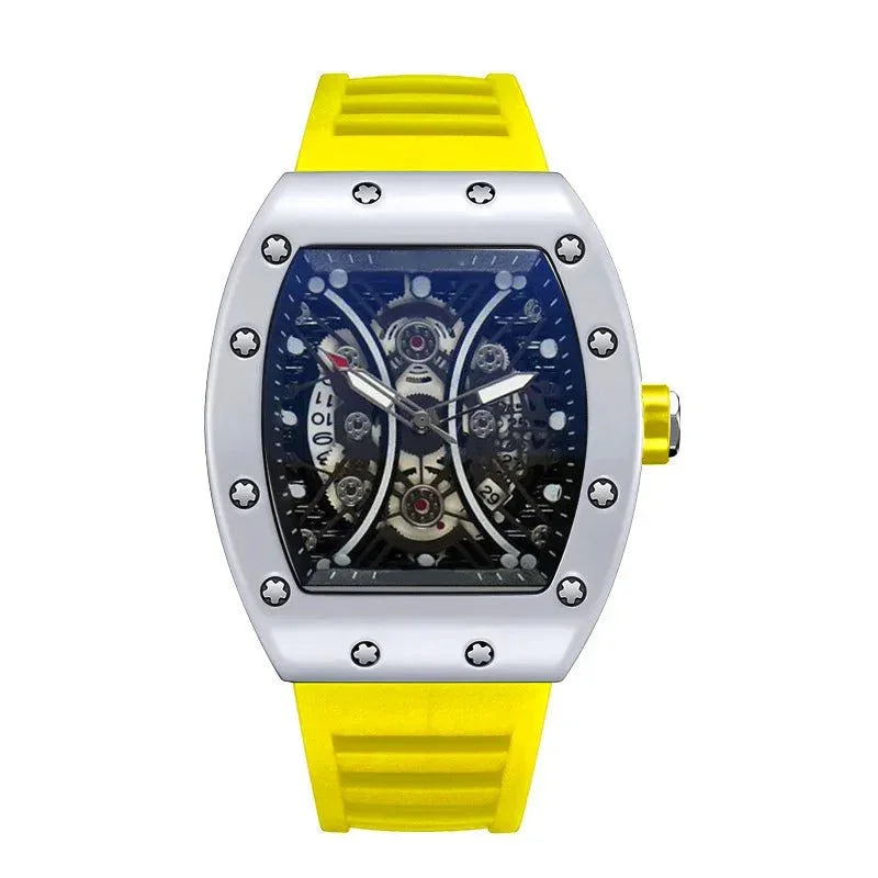 Montre Homme Sport Lumineux - Cadran Tonneau Calendrier color - RD Alcuni - Boutique Tech, Mode & Gaming