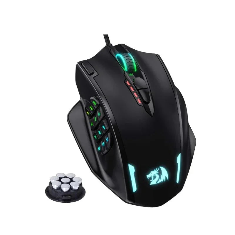Souris Gaming Redragon M908 RGB - 18 Boutons 12400 DPI color - RD Alcuni - Boutique Tech, Mode & Gaming