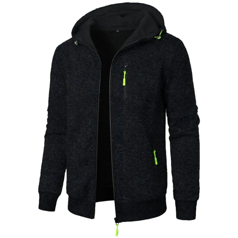 Sweat Homme Capuche Zip Oversize - Streetwear Hiver color - RD Alcuni - Boutique Tech, Mode & Gaming