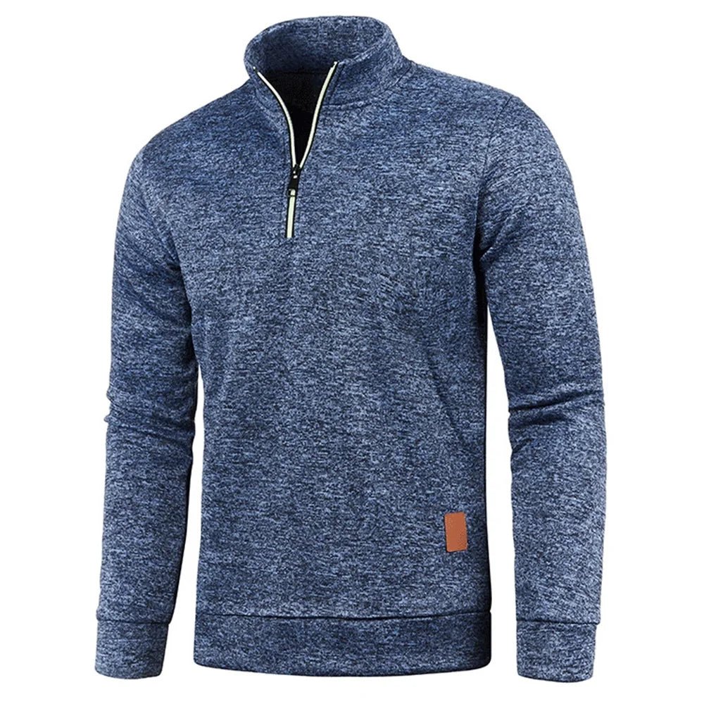 Sweat Homme Col Roulé Demi - Zip - Épais Automne Hiver color - RD Alcuni - Boutique Tech, Mode & Gaming