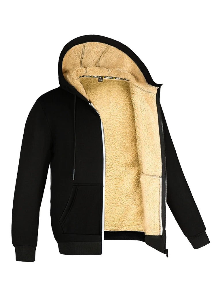 Veste Polaire Capuche Zip - Unisexe Chaud Hiver color - RD Alcuni - Boutique Tech, Mode & Gaming