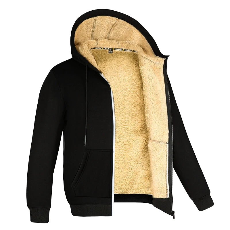 Veste Polaire Capuche Zip - Unisexe Chaud Hiver color - RD Alcuni - Boutique Tech, Mode & Gaming